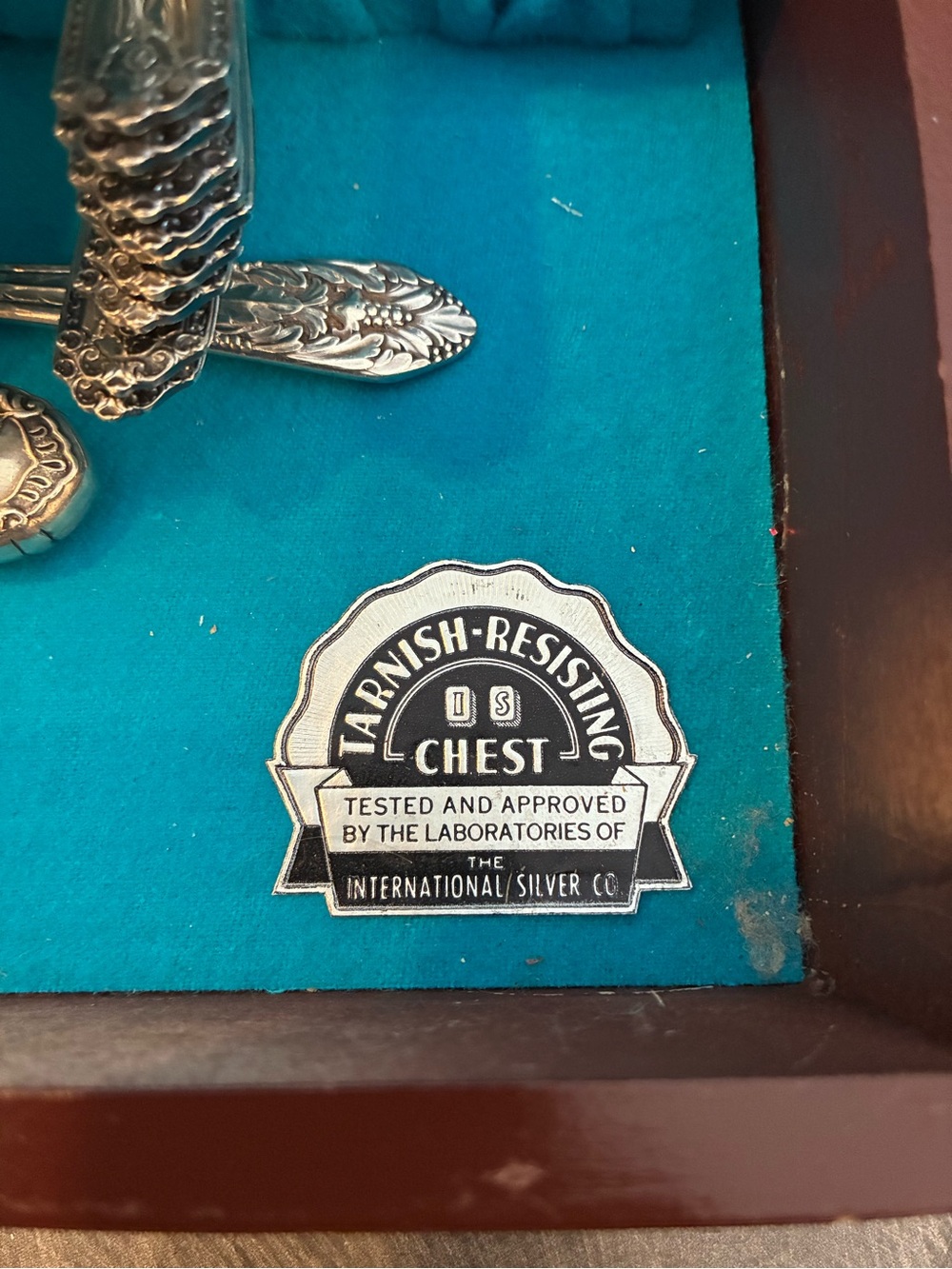 The product is a set of 1847 Rogers Bros silverware containing 61 pieces, - Picture 3 of 9